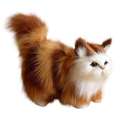 stuffed animal cats that purr|realistic toy cat that purrs.